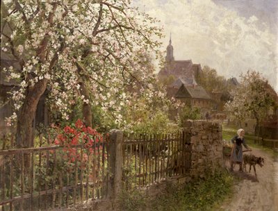 Apfelblüte von Alfred Muhlig